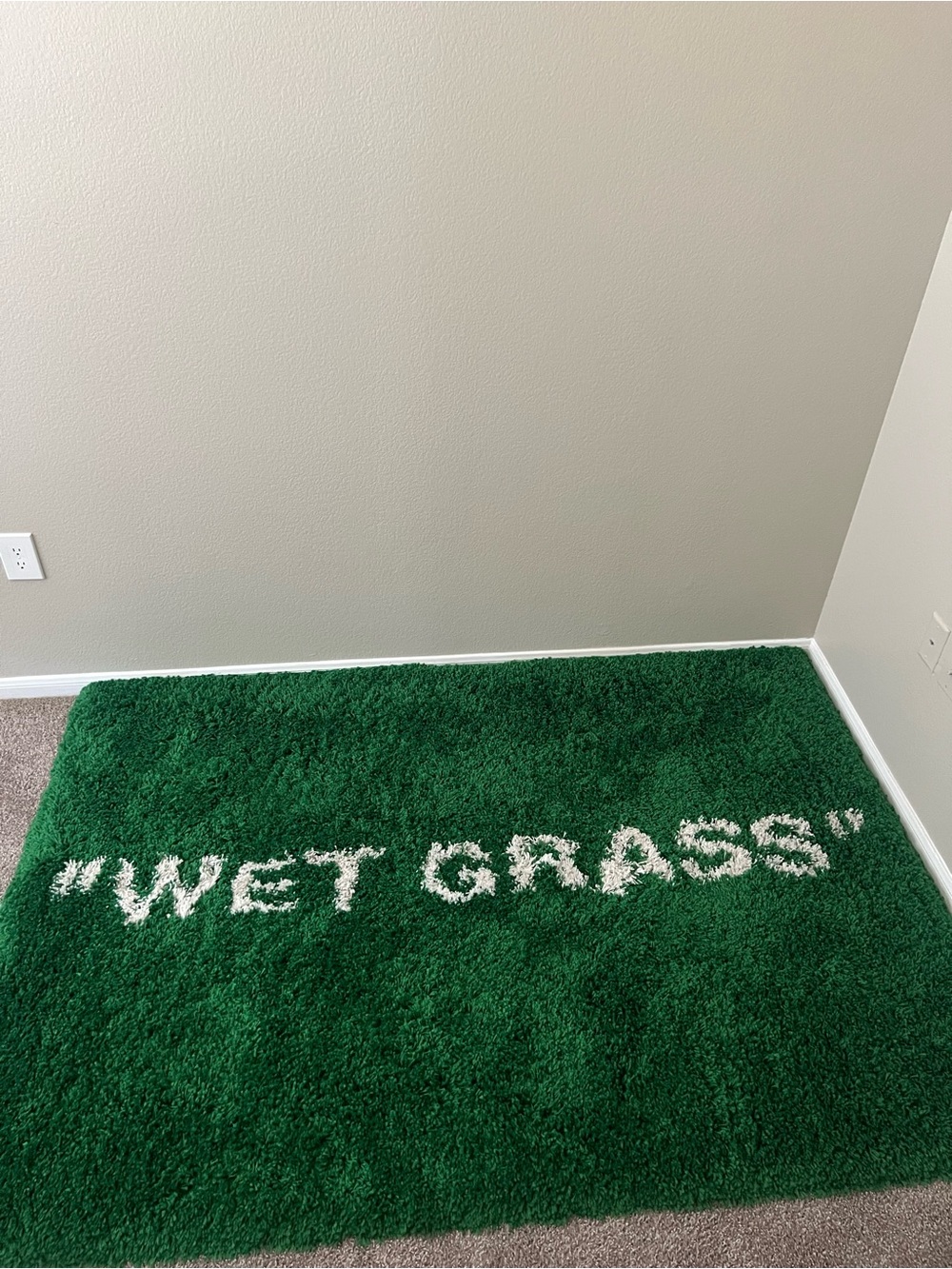 Wet Grass Off-White x IKEA rug